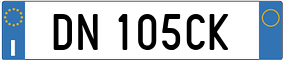 Truck License Plate